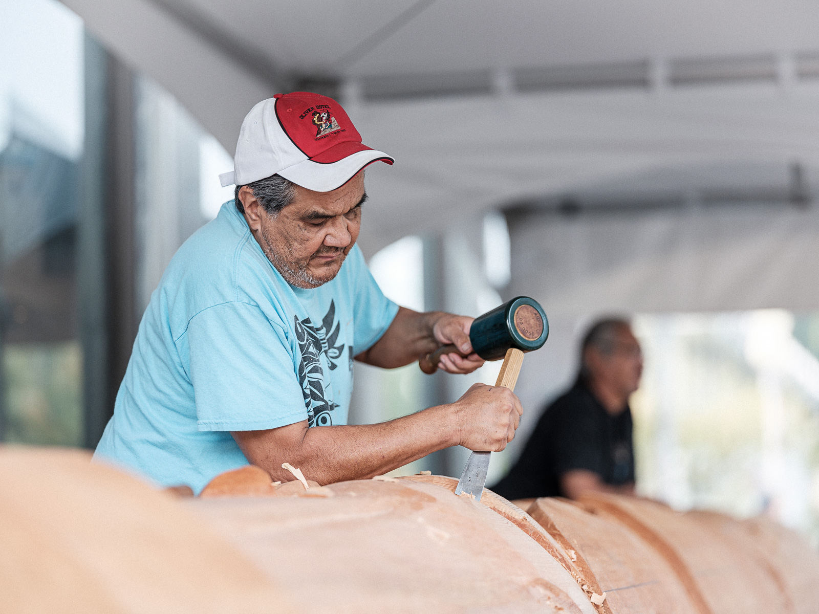 Artists Tom and Perry LaFortune, brothers and members of the Tsa
