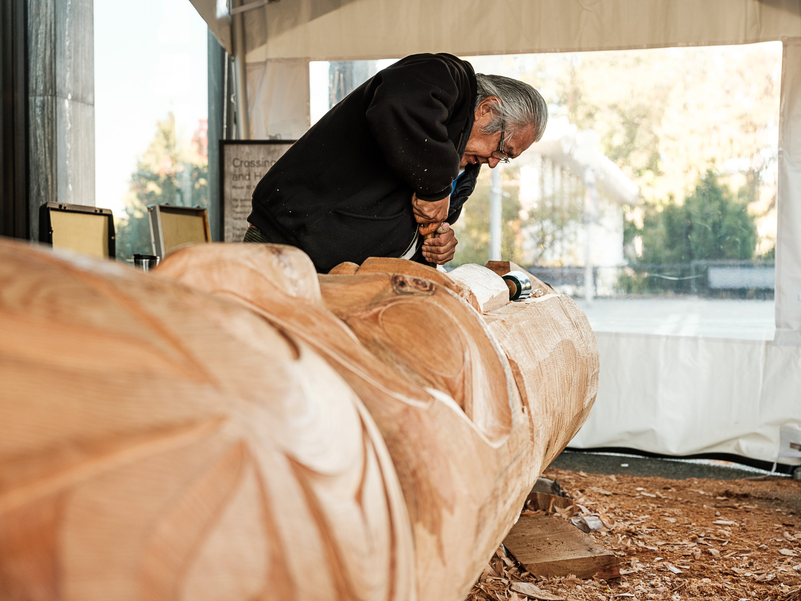 Artists Tom and Perry LaFortune, brothers and members of the Tsa