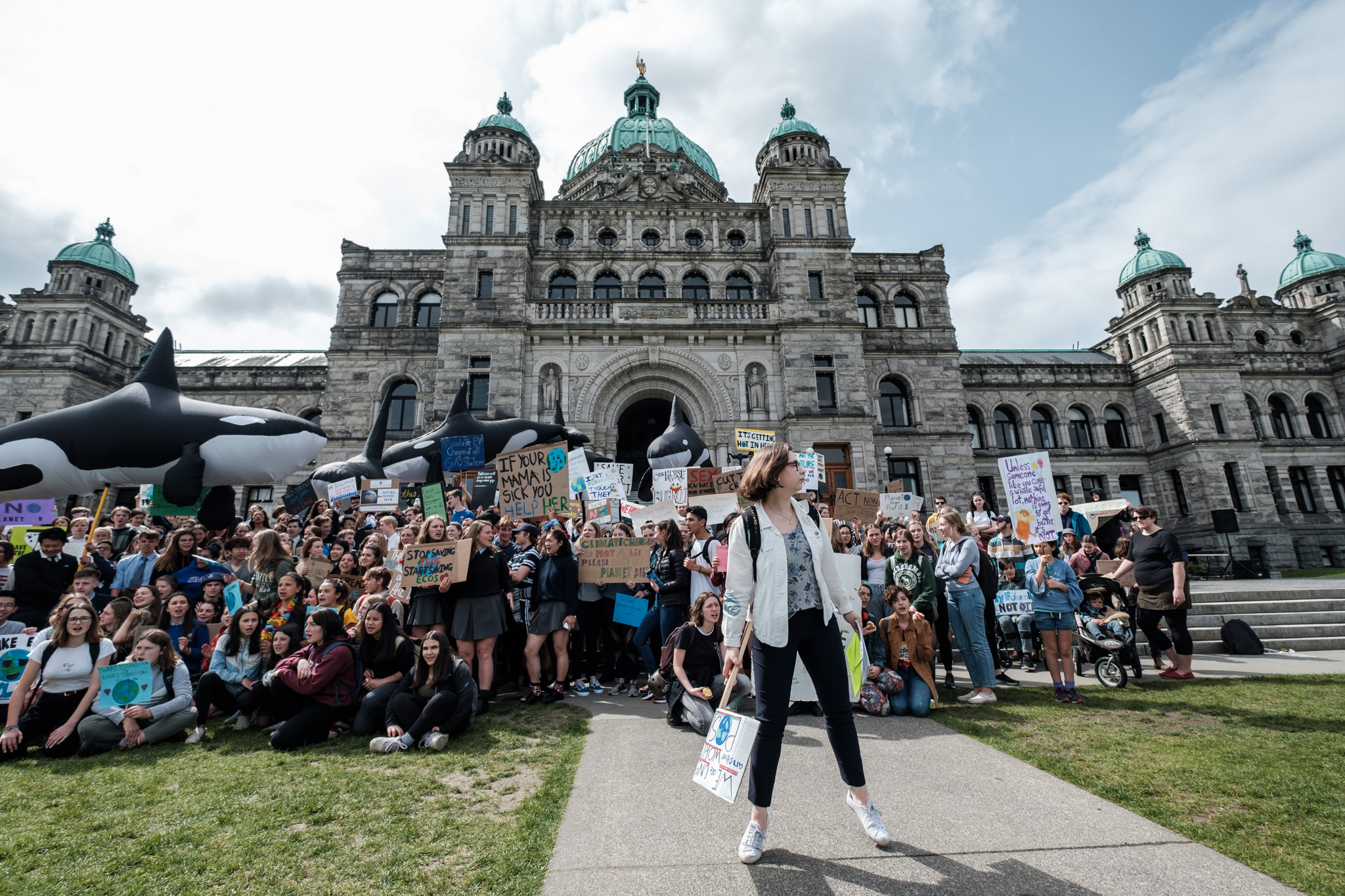 Victoria students strike for climate change